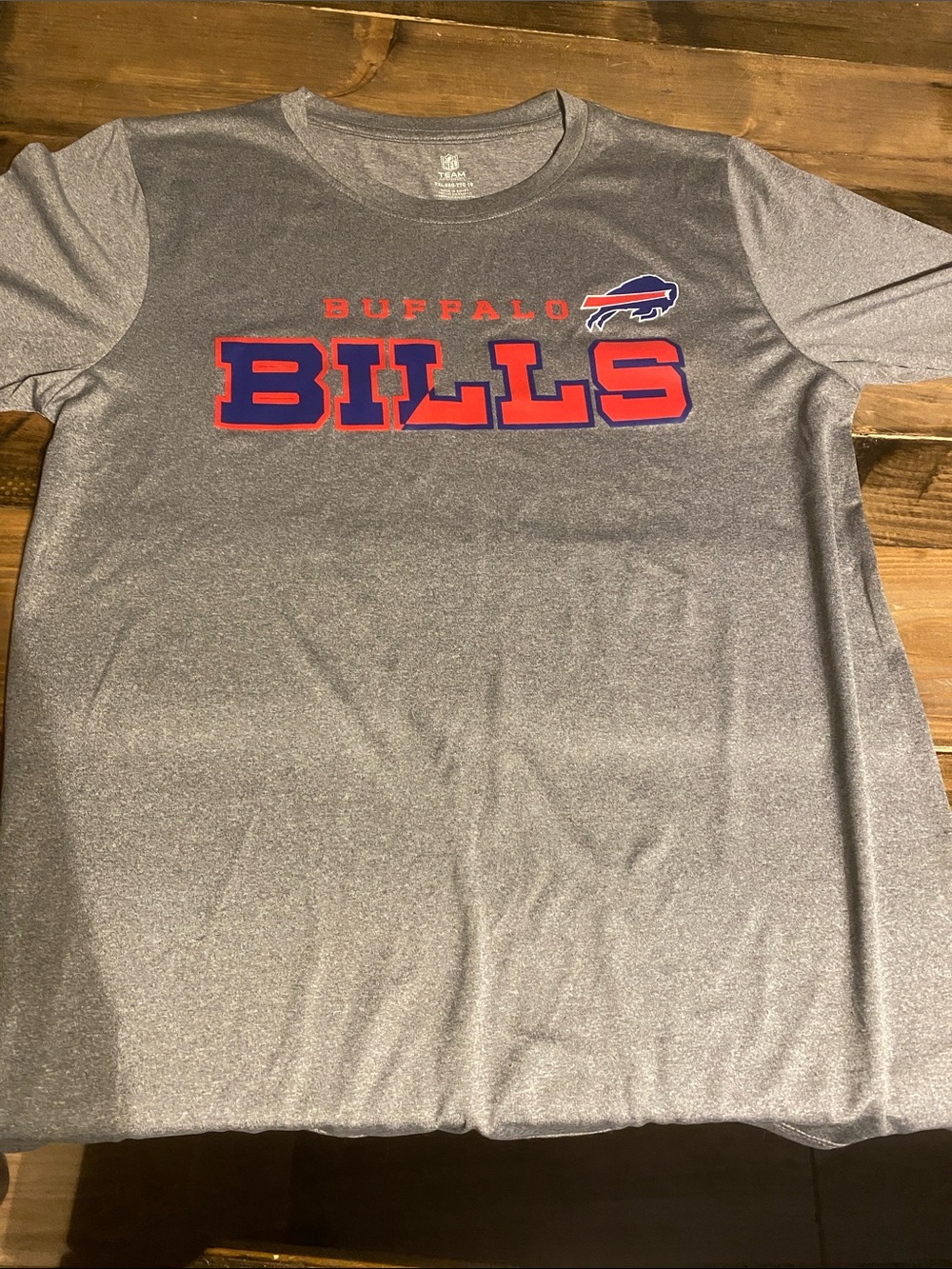 NFL Gray Buffalo Bills Graphic Short Sleeve Tee